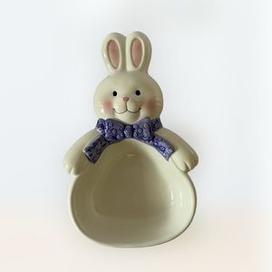 Cutest Hallmark Bunny Dish 9” Tall